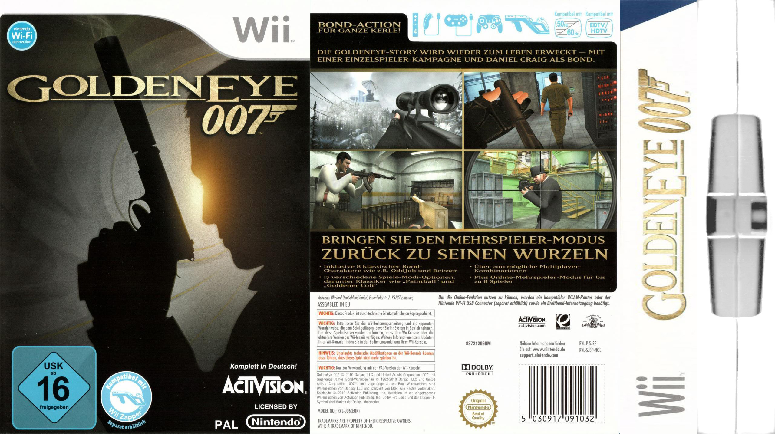 Big Box Collection: Papercraft model for Goldeneye 007 (Wii, 2010)