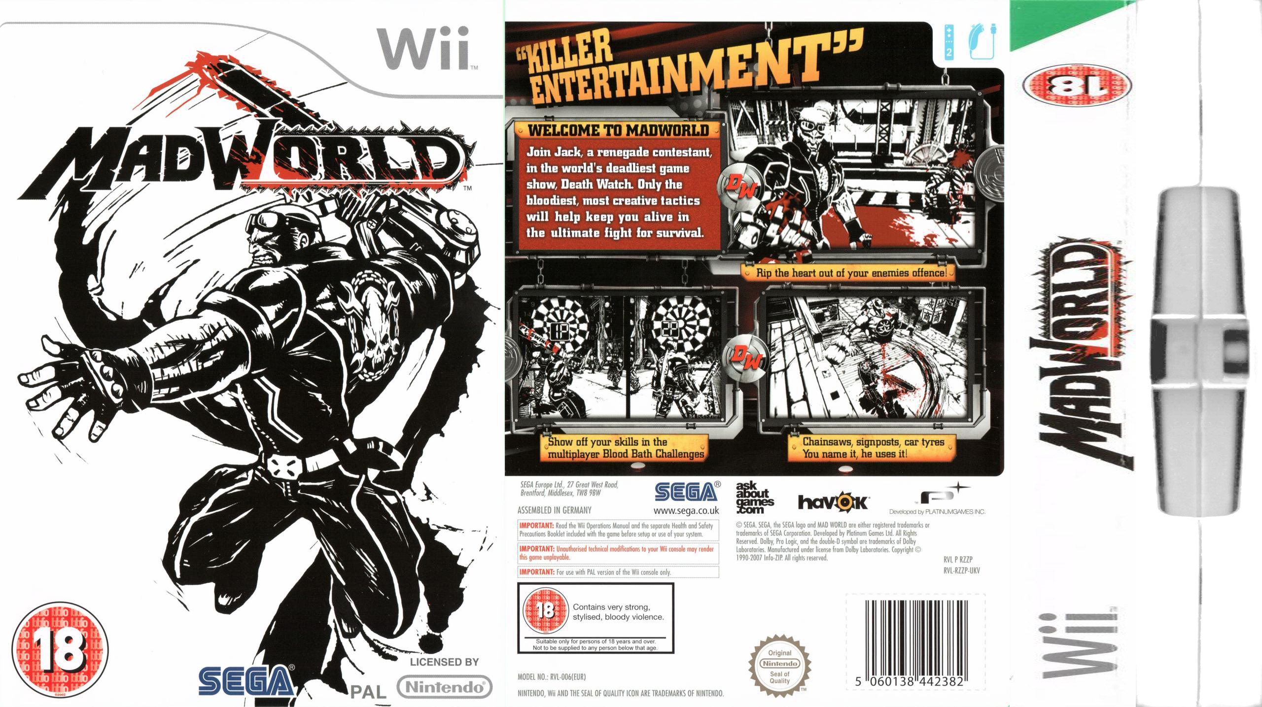 Big Box Collection Papercraft Model For Madworld Wii 09