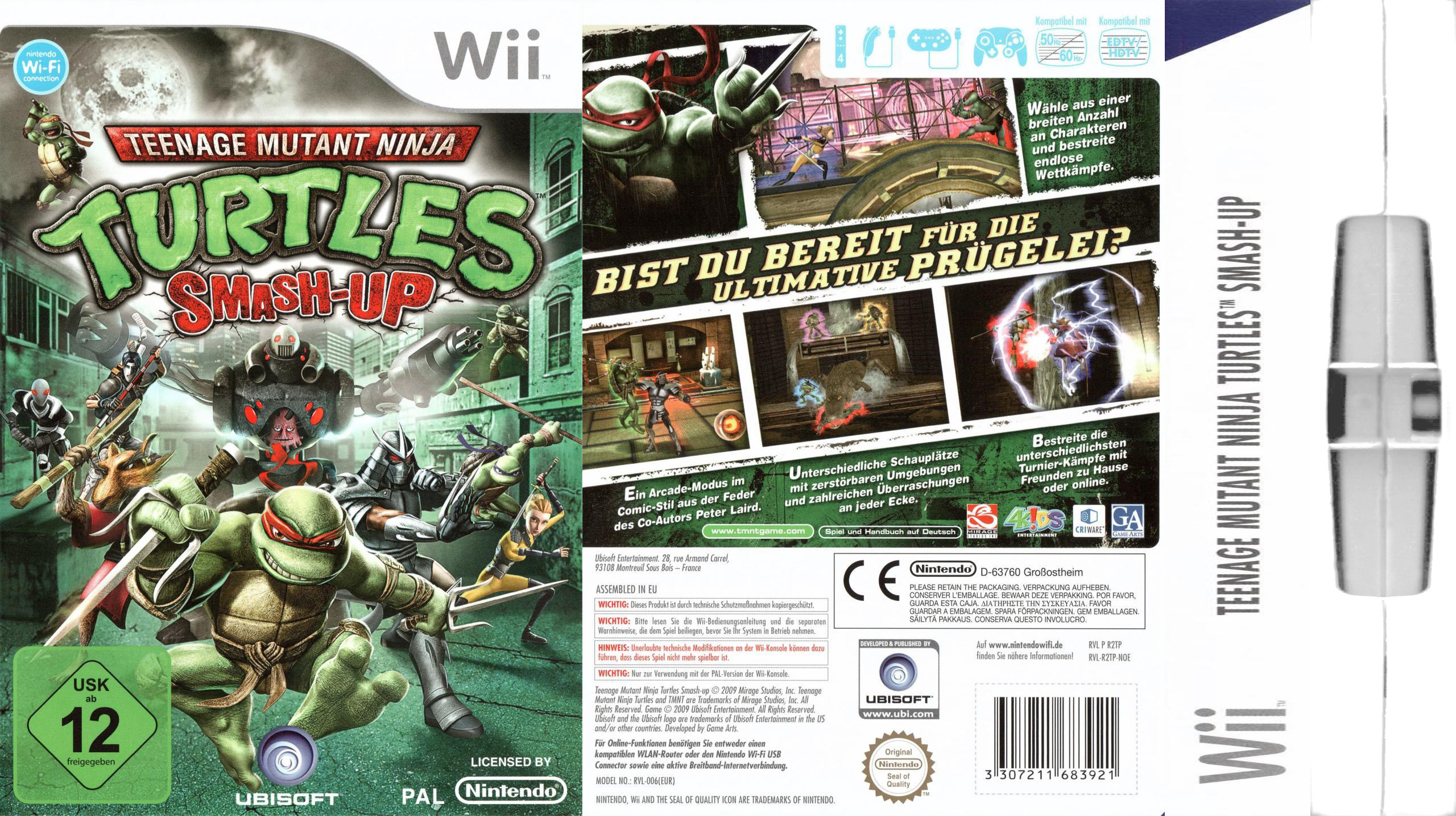 Wii Teenage Mutant Ninja Turtles Smash-Up
